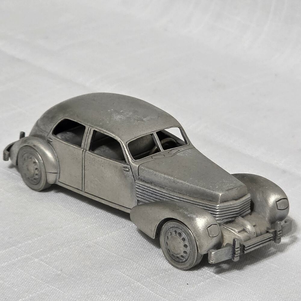 Vintage Nostalgic Miniatures Pewter 1936-1937 Cord 810 812 Die Cast Car USA
